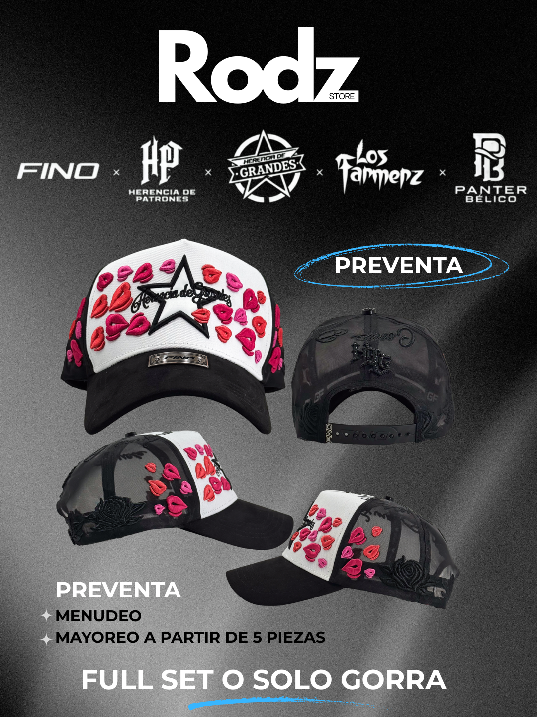 GALLO FINO X HERENCIA DE GRANDES WHITE TRUCKER ( PREVENTA)