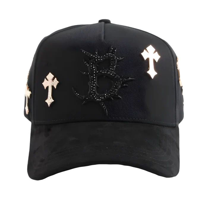 BARBAS HATS- B CROSS 24K ORO ROSA