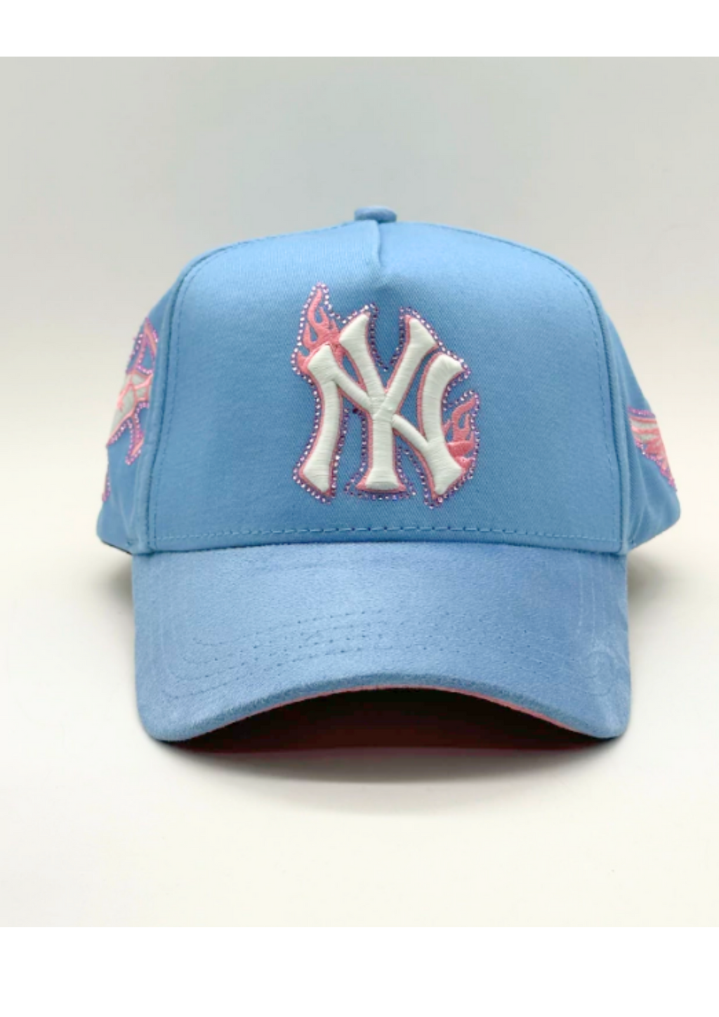 Dreamer Hats  "NY FLAMES BABY BLUE"