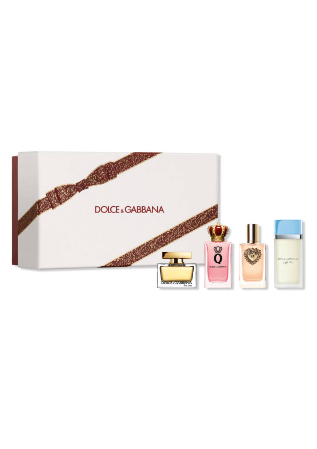 DOLCE & GABBANA MINI SET 4 PIEZAS PERFUME PARA MUJER