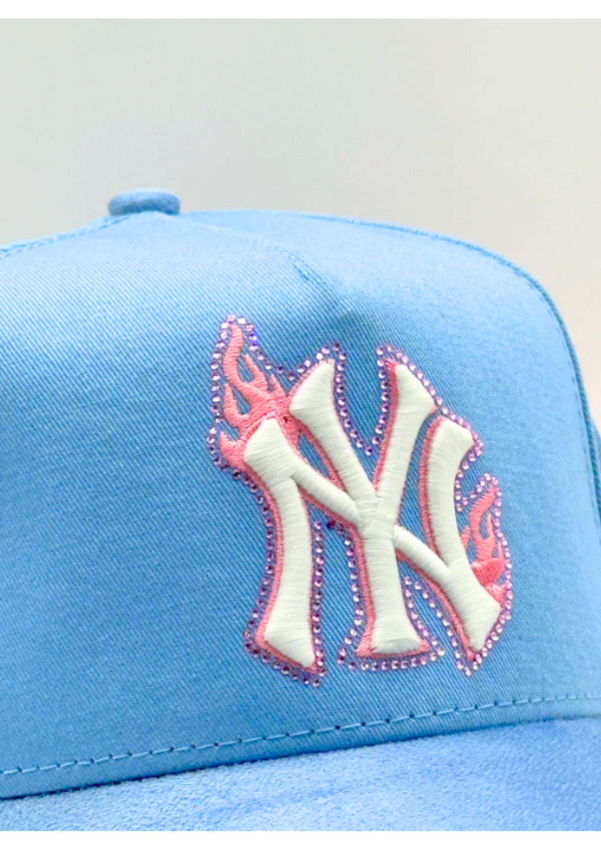 Dreamer Hats  "NY FLAMES BABY BLUE"